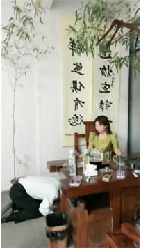 ZB5671 傲冰】茶室伺候31分钟【最后两分钟不流畅】